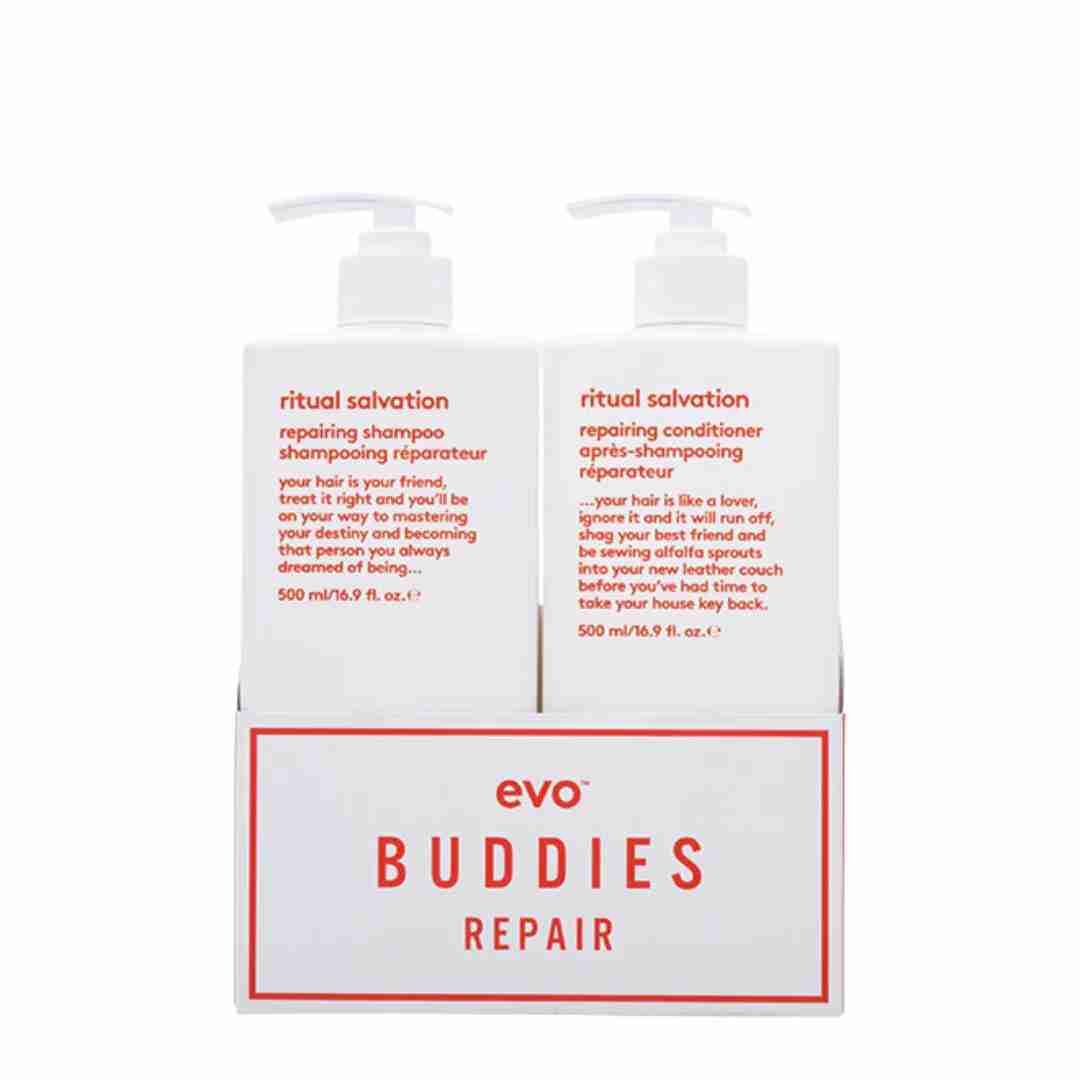 Evo Ritual Salvation Shampoo Conditioner | Charm and Champagne Evo Ritual Salvation Shampoo Conditioner| Charm and Champagne
