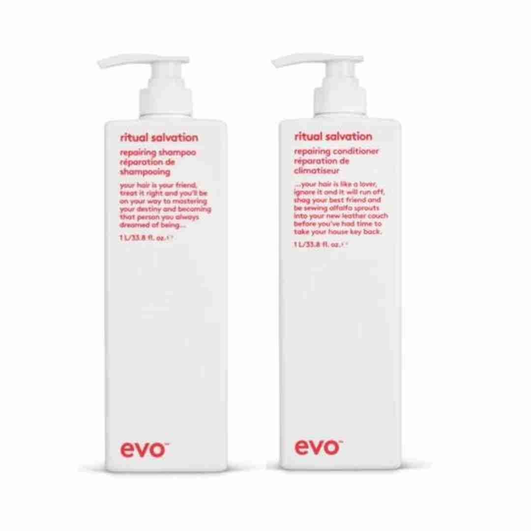 Evo Ritual Salvation Shampoo Conditioner2 | Charm and Champagne Evo Ritual Salvation Shampoo Conditioner2| Charm and Champagne