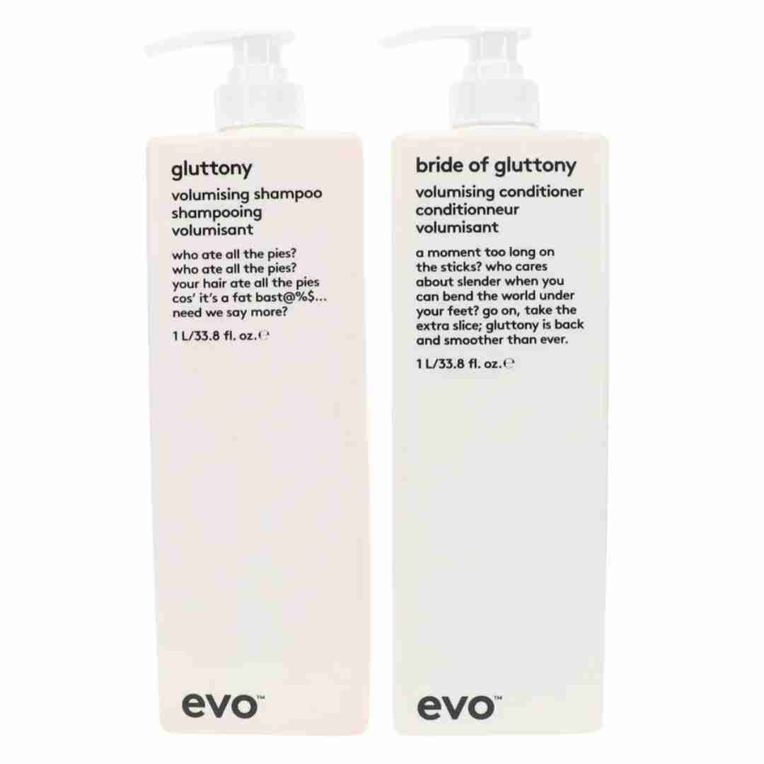Evo Gluttony Shampoo Conditioner1 | Charm and Champagne Evo Gluttony Shampoo Conditioner1| Charm and Champagne