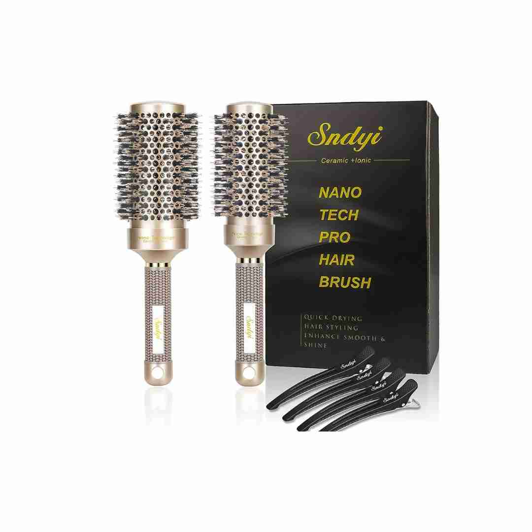 Nano Thermal Ceramic Ionic Tech Hair Brush 1 | Charm and Champagne Nano Thermal Ceramic Ionic Tech Hair Brush 1| Charm and Champagne